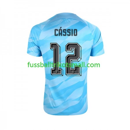 Fußballtrikots Corinthians Cassio 12 Torwart 2023-2024 Kurzarm Heimtrikotsatz kaufen